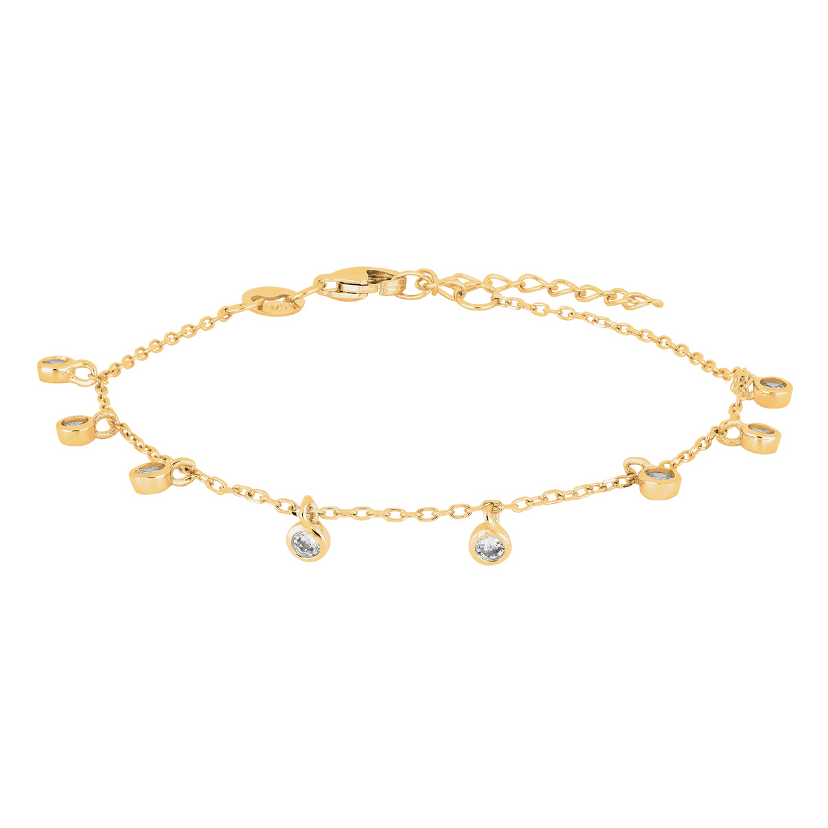 Køb Joanli Nor - GIANOR forgyldt armbånd m. cz - 3 mm - Model: 845 094-3 hos Guldsmed Smeds