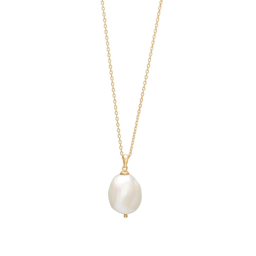 Køb Nordahl Andersen - Forgyldt sølvkæde BAROQUE52 perle 20mm - Model: 849 500-3 hos Guldsmed Smeds