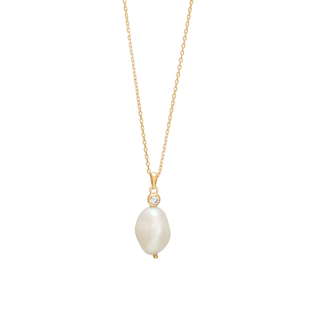 Køb NOA-Forg. sølvkæde BAROQUE52 -fvp+zirk 18mm - modelnr. NOA-849 501-3 hos Guldsmed Smeds