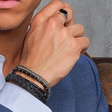 Son of noa - SON bracelet sort leather 21cm - Model: 80970239121