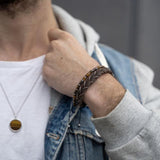Son of noa - SON bracelet grey leather 21cm - Model: 80970239321