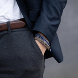Son of noa - SON bracelet grey leather 21cm - Model: 80970239321