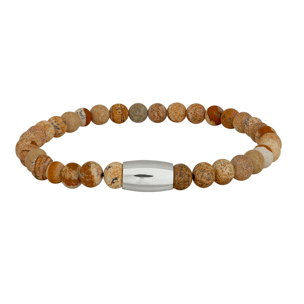 Køb Son of noa - SON bracelet picture jasper matt 19 - 25cm - Model: 898 009-21 hos Guldsmed Smeds