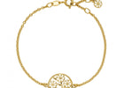 Lund of Copenhagen - Marguerit armbånd med livets træ, forgyldt sølv - Modelnr.: 9015063-M