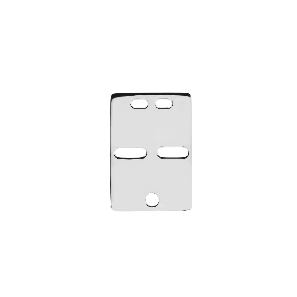 Køb Lund of Copenhagen - Sølv id plade 26x18 mm - Modelnr.: 908667 hos Guldsmed Smeds