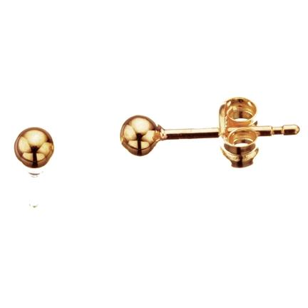 Køb Scrouples - 9 kt ørestikkere - 3mm kugle - Modelnr.: 9353 hos Guldsmed Smeds