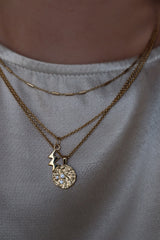 Jeberg Jewellery - Forgyldt Piece of the moon halskæde - Model: 4800-G