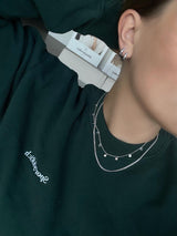 Jeberg Jewellery - Sølv Sand Dune Hoop - Model: 51202