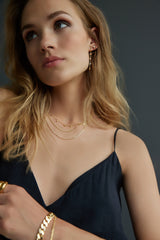 Jeberg Jewellery - Forgyldt Sidney halskæde - Model: 4565-42-G
