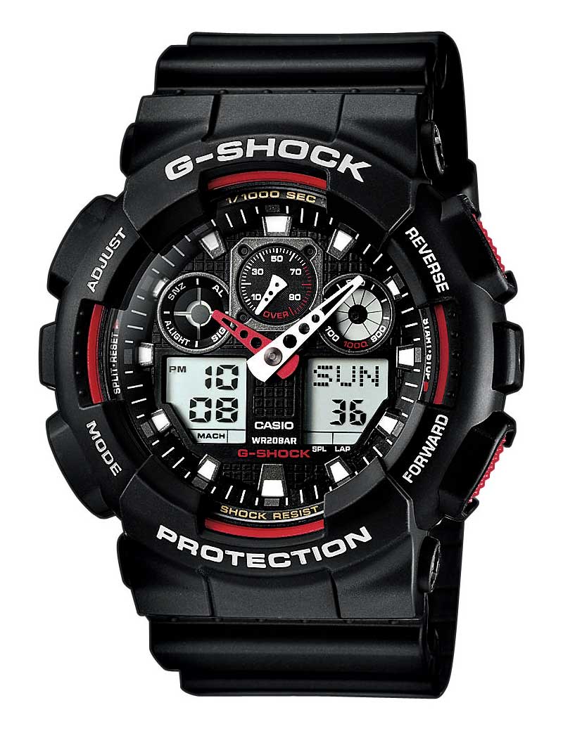 Køb CASIO - G-SHOCK UR - Model: GA-100-1A4ER hos Guldsmed Smeds