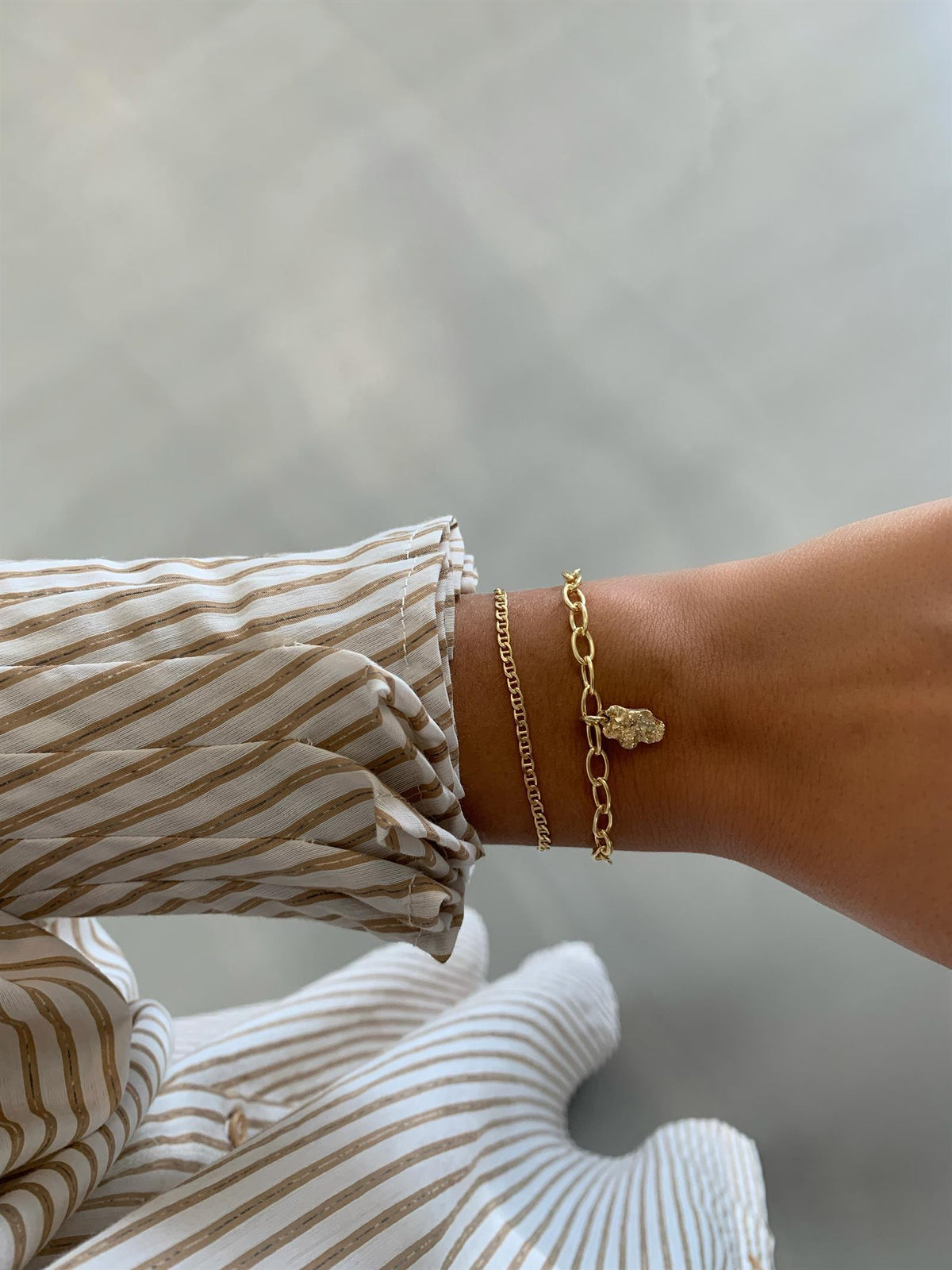 Jeberg Jewellery - Forgyldt Sidney armbånd - Model: 4565-16-G