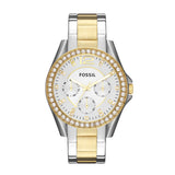 Køb Fossil - Dame ur 2-tone stål/forgyldt med kronograf - Modelnr.: ES3204 hos Guldsmed Smeds