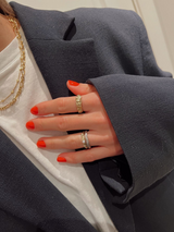 Jeberg Jewellery - Forgyldt "I AM GOLD" rustik ring - Model: 60620