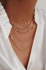 Jeberg Jewellery - Forgyldt Fillipa halskæde - Model: 4522-G