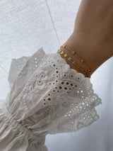 Jeberg Jewellery - Forgyldt Gold Beads armbånd - Model: 4575-16-G