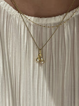 Jeberg Jewellery - Forgyldt Harmony Pearl Halskæde - Model: 44060