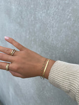 Jeberg Jewellery - Forgyldt Ivy armbånd - Model: 4640-16-G