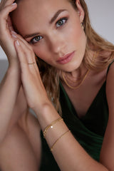 Jeberg Jewellery - Forgyldt Sidney armbånd - Model: 4565-16-G