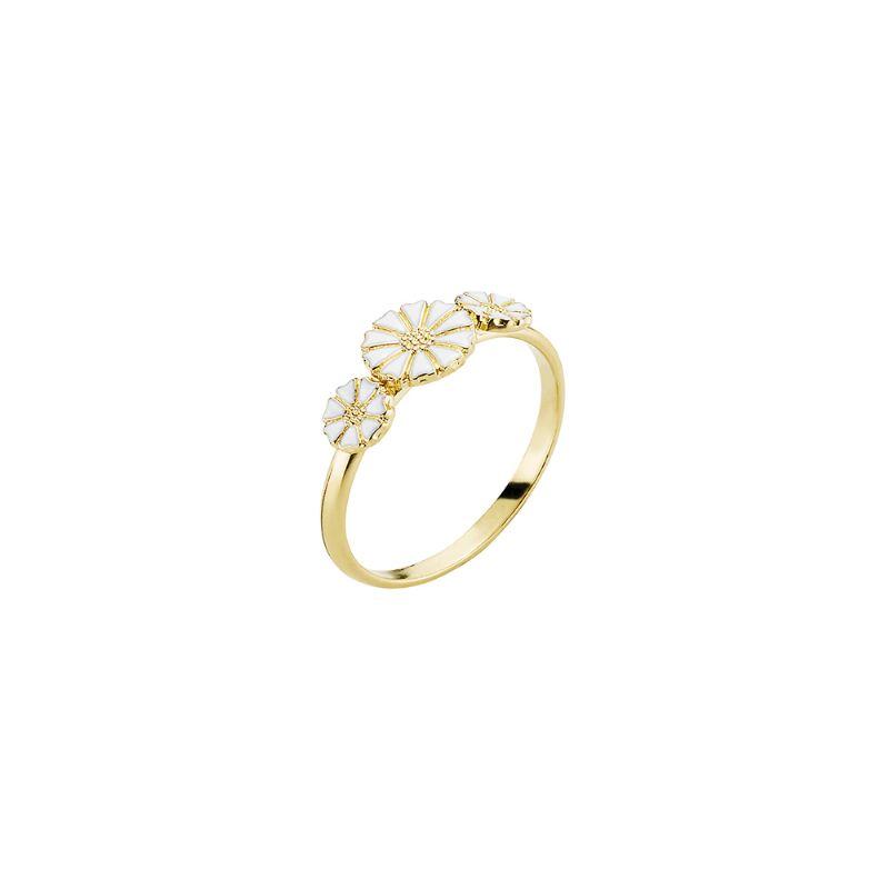 Køb Lund of Copenhagen - Marguerit fg. ring 1x7,5 + 2x5 mm - Modelnr.: 907075-3-M hos Guldsmed Smeds