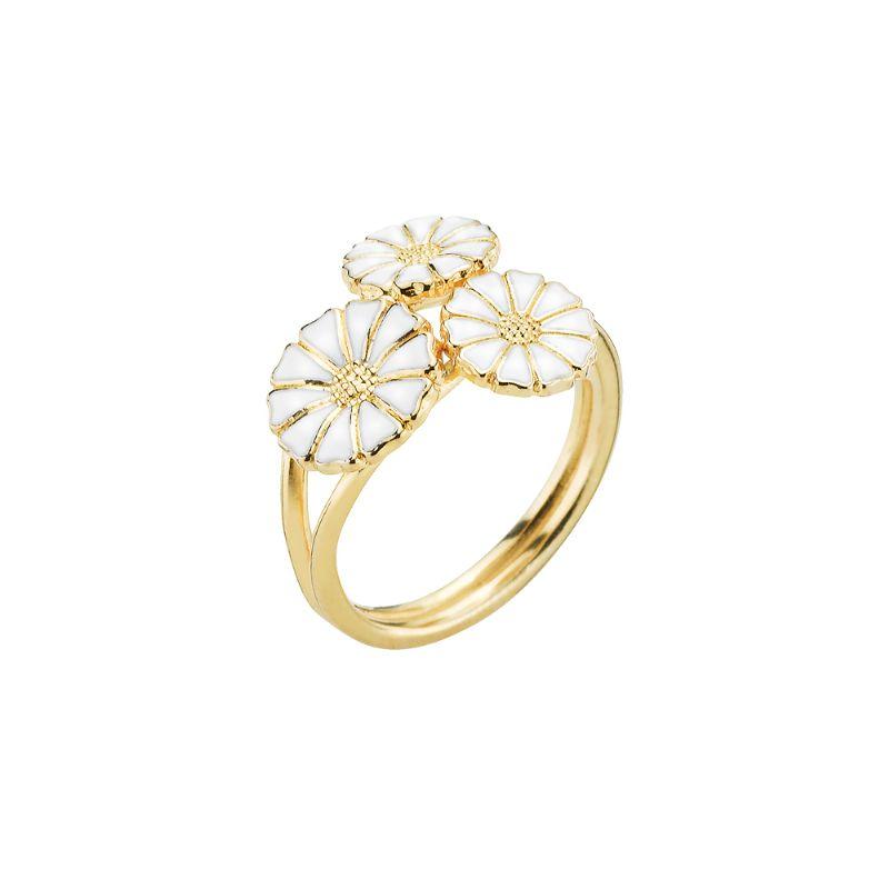 Køb Lund of Copenhagen - Ring med tre blomster - Modelnr.: 907007-m hos Guldsmed Smeds