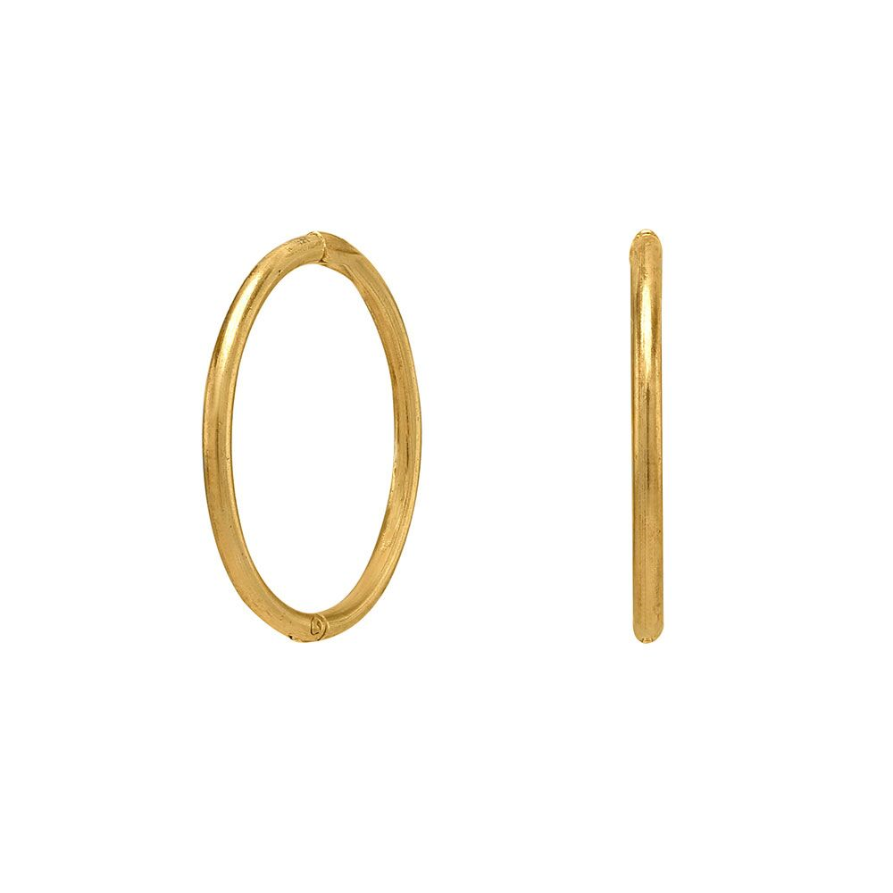 Køb 14kt creol - 12mm dia., 1mm tråd - Modelnr.: 316 207 5 hos Guldsmed Smeds
