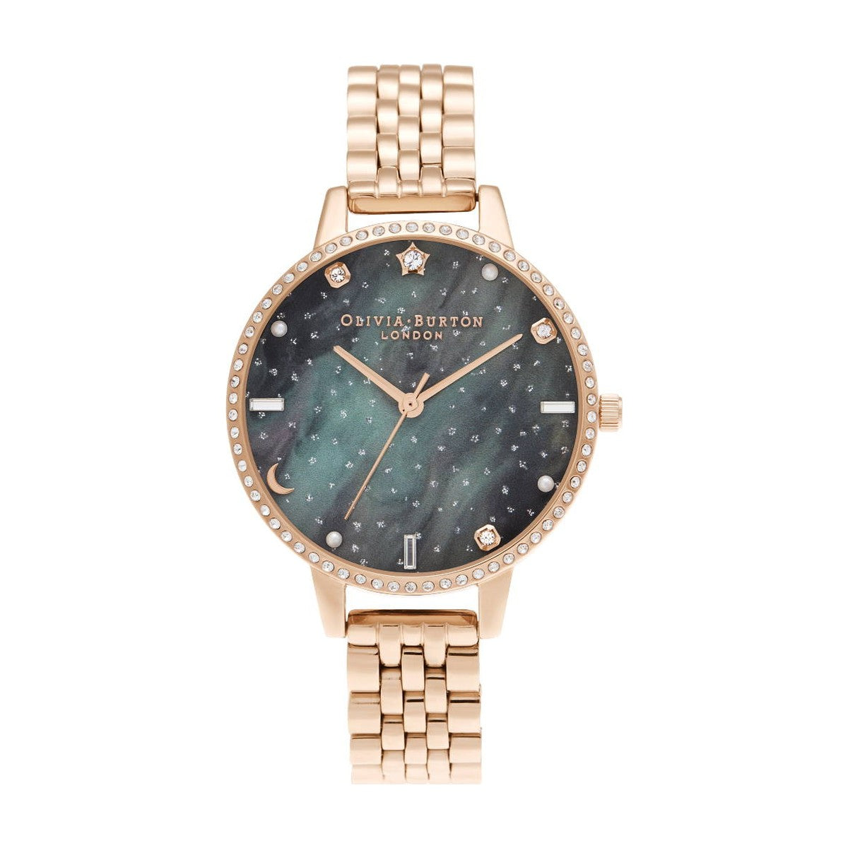 Køb OLIVIA BURTON - Celestial Northern Lights Demi Dial Rose Gold - MODEL: OB16GD66 hos Guldsmed Smeds