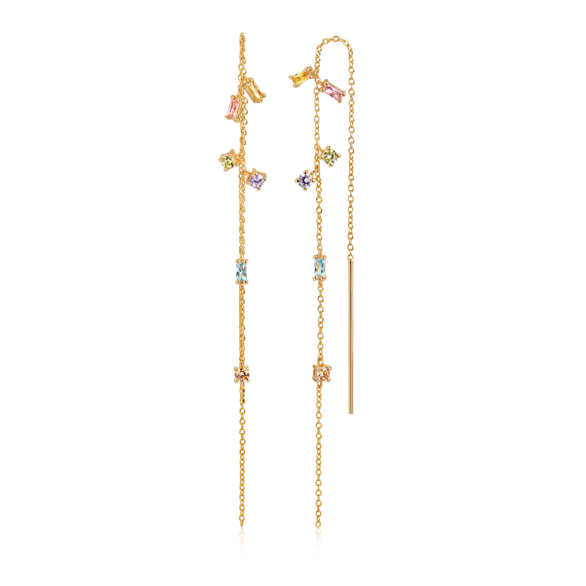 Køb SIF JACOBS - PRINCESS CHAIN EARPOST - MODEL: SJ-E22031-XCZ-SG hos Guldsmed Smeds