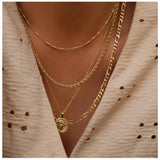 Jeberg Jewellery - Forgyldt Robin halskæde - Model: 4590-42-G