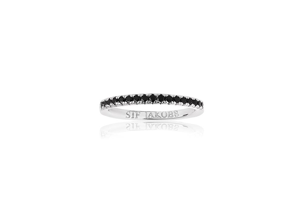 Køb SIF JACOBS - ELLERA RING - MODEL: SJ-R2869-BK hos Guldsmed Smeds
