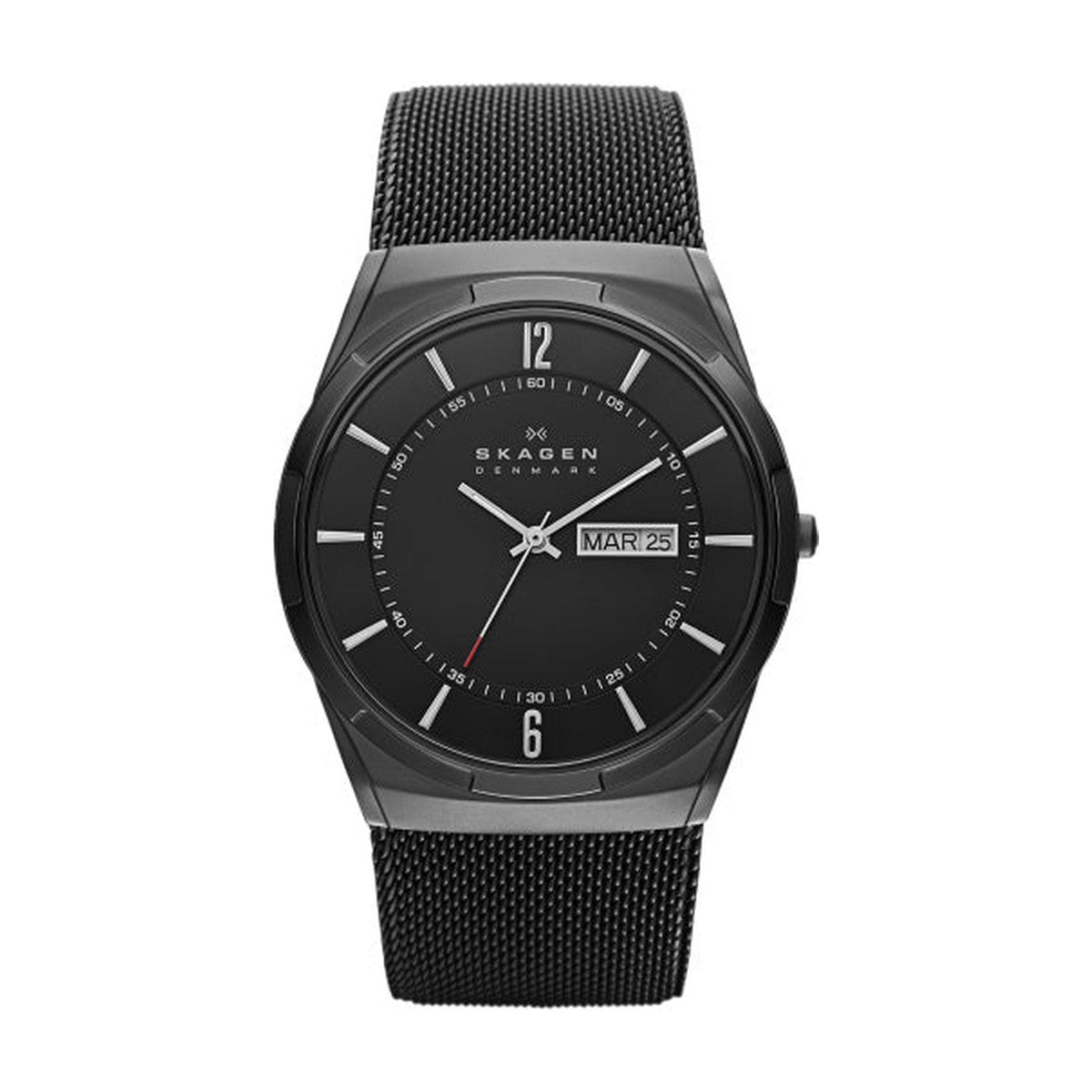 Køb Skagen - herreur - titan, mesh, sortskive - Modelnr.: SKW6006 hos Guldsmed Smeds