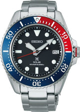 Seiko - SOLAR PROSPEX DIVER 200m herreur med lænke - Model: SNE591P1