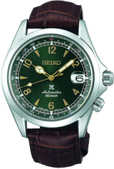 Seiko Alpinist - Prospex Automatic herreur stål med læderrem - Model: SPB121J1