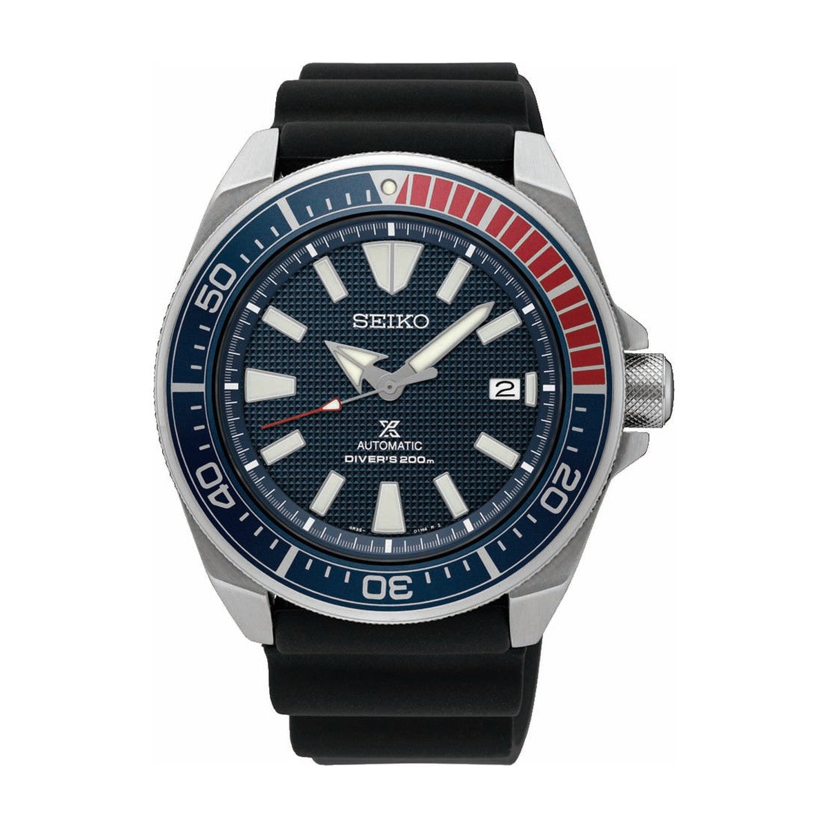 Køb Seiko - prospex automatik divers, stål med rem, blå skive, 200m - Model: SRPB53K1 hos Guldsmed Smeds