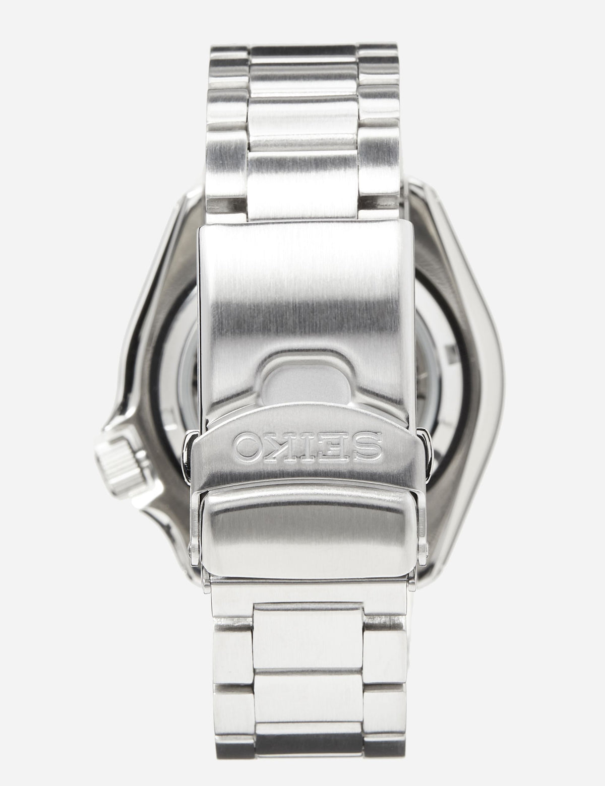 Seiko - 5 sport automatik herreur, stål med lænke, sort skive, 100m - Model: SRPD57K1