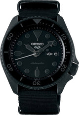 Seiko - Seiko 5 sport automatic herreur, hard coated sort stål - Model: SRPD79K1