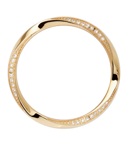 Køb Christina Jewelry & Watches - Top ring Wave, Gold, 27 sapphires - Modelnr: TCG40WAVE-27W hos Guldsmed Smeds