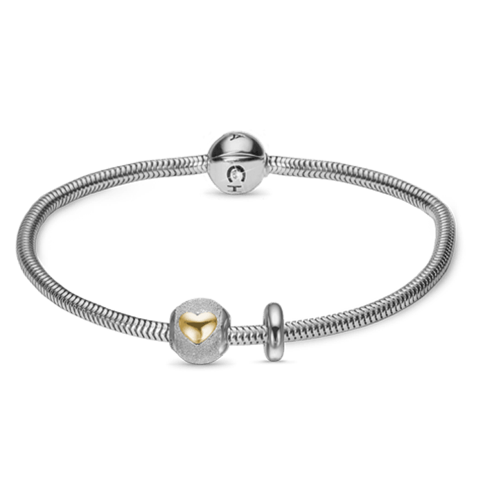 Køb Christina Jewelry & Watches - Beads kampagne armbånd, sølv - Modelnr.: 615-s-valentine 16 cm hos Guldsmed Smeds