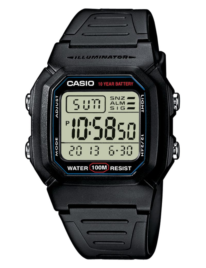 Køb CASIO - CLASSIC UR - Model: W-800H-1AVES hos Guldsmed Smeds