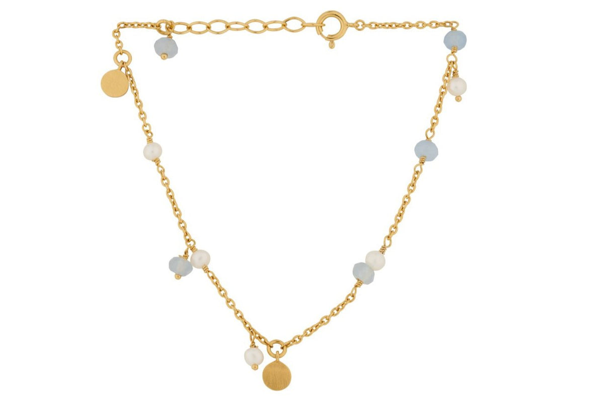 Køb Pernille Corydon - Afterglow Sea - Forgyldt Sølv Armbånd - Model: B-256-GP hos Guldsmed Smeds