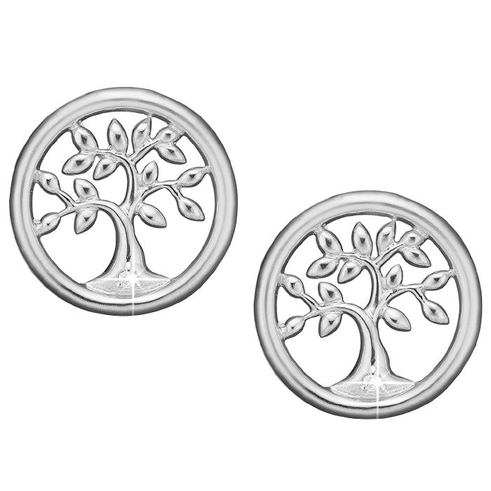 Køb Christina jewelry & watches - Diamond Tree Of Life sølv øreringe - Modelnr.: 671-S57 hos Guldsmed Smeds
