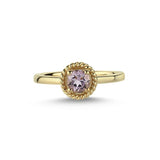 Nuran - 14 kt. ring DARLING med pink ametyst - Model: A2213 PA RG