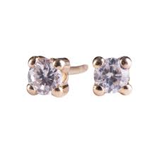 Køb Nordahl Andersen - 8 kt. ørestik med cz. - Model. 331 004CZ3 hos Guldsmed Smeds