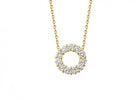 Køb Nuran - Emma, 14kt. guld halskæde med diamant 11 x 0,03 w/si - Model: V1050 033 RG hos Guldsmed Smeds