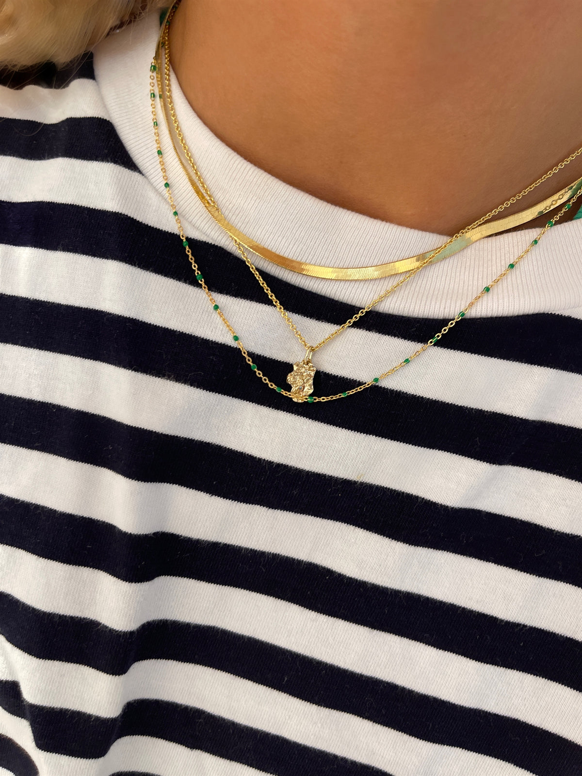 Jeberg Jewellery - Forgyldt "I AM GOLD" small halskæde - Model: 40760