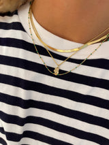 Jeberg Jewellery - Forgyldt "I AM GOLD" small halskæde - Model: 40760