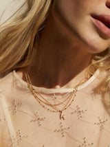 Jeberg Jewellery - Forgyldt HAZEL halskæde - Model: 4645-42-G
