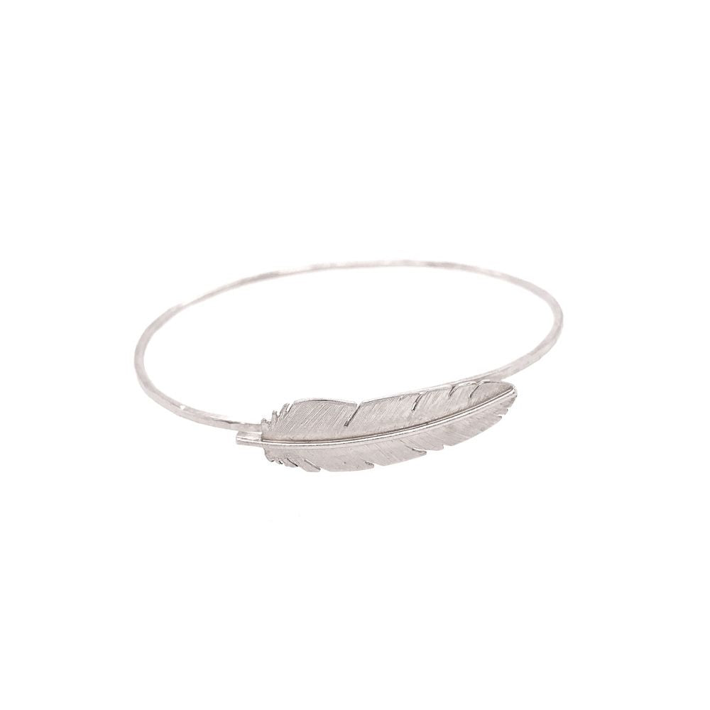 Køb Heiring - Fjer armring medium - Rhod. - Model: HE-29-7-78RH hos Guldsmed Smeds