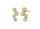Køb Nuran - Tube, 14kt. guld ørestikker med diamant 2 x 0,05 + 2 x 0,025ct w/si - Model: Ø1060 030 RG hos Guldsmed Smeds