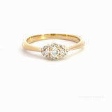 Classic Jewelry - Diamant ring i 14 kt. guld med i alt: 0,20ct diamant
