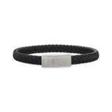 Scrouples - FORCE Herre armbånd sort flettet læder - Model: 04131A,M